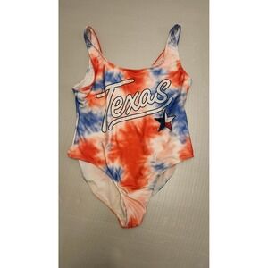 Creative‎ Apparel Concept Swimsuit 2XL Texas Tie Dye One Piece Plus Size Bikini